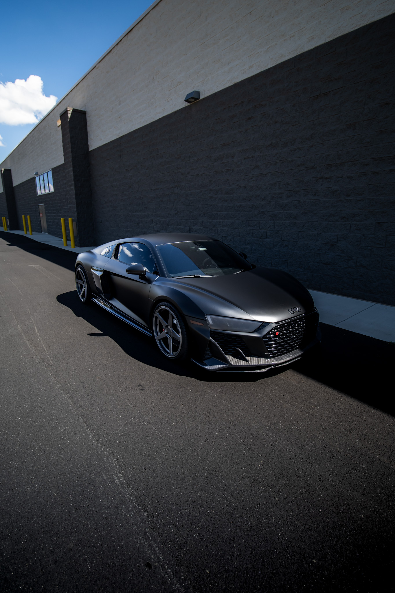 Audi R8 Full-Body Color-Change Vinyl Wrap — view 1
