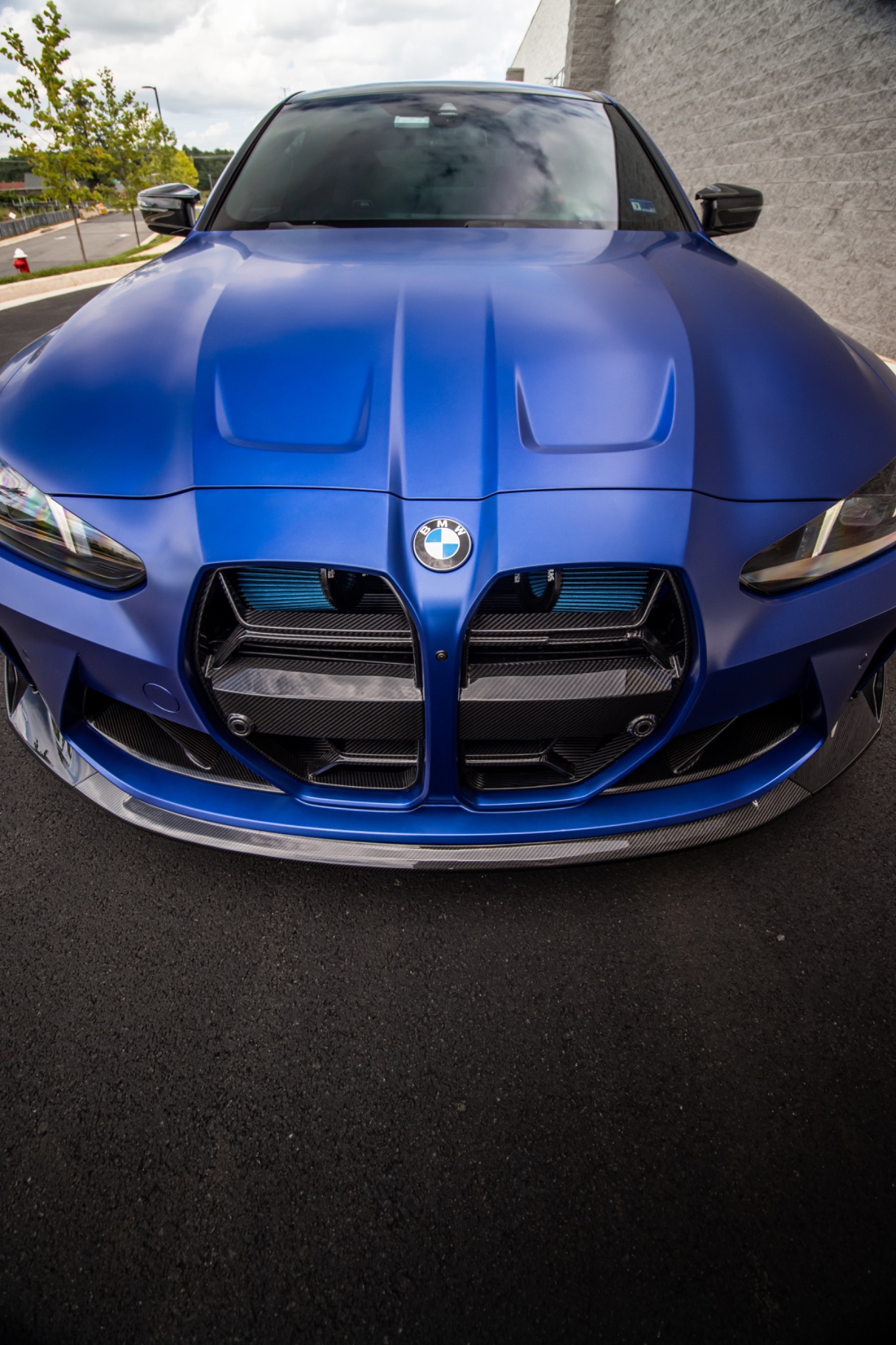 BMW M4 Front-Mounted Intake System — view 1