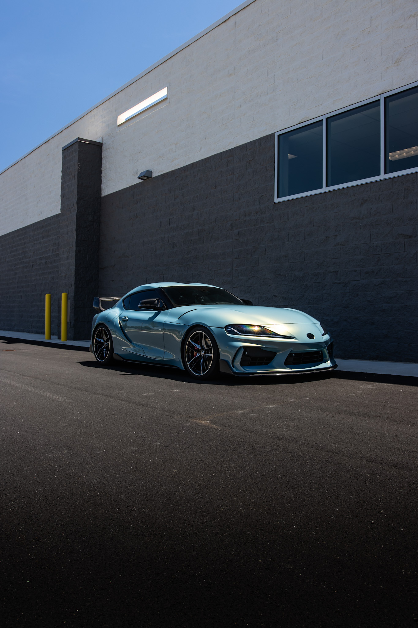 Toyota GR Supra Full Color Transformation + Carbon Details — view 1